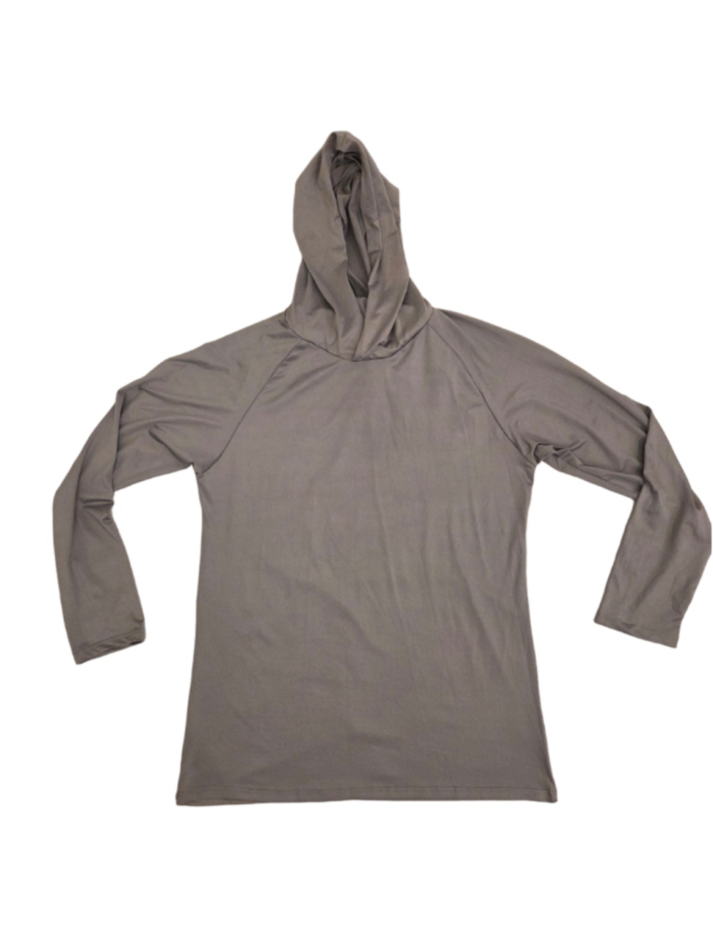 Women's Long Sleeve Hoodie Grey Size 2X
